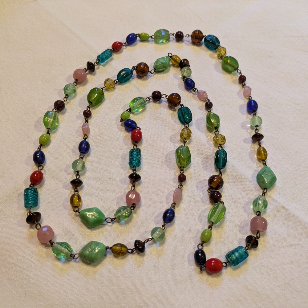 Bohemian Multicolor Beaded Necklace